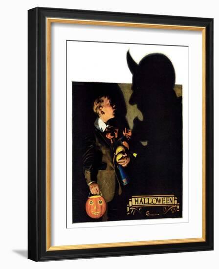 "Halloween, 1926,"October 30, 1926-Edgar Franklin Wittmack-Framed Giclee Print