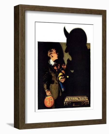 "Halloween, 1926,"October 30, 1926-Edgar Franklin Wittmack-Framed Giclee Print