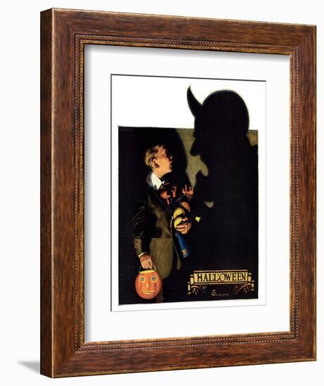 "Halloween, 1926,"October 30, 1926-Edgar Franklin Wittmack-Framed Giclee Print