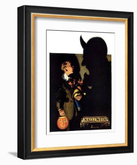 "Halloween, 1926,"October 30, 1926-Edgar Franklin Wittmack-Framed Giclee Print