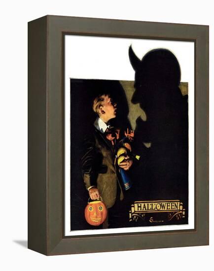 "Halloween, 1926,"October 30, 1926-Edgar Franklin Wittmack-Framed Premier Image Canvas