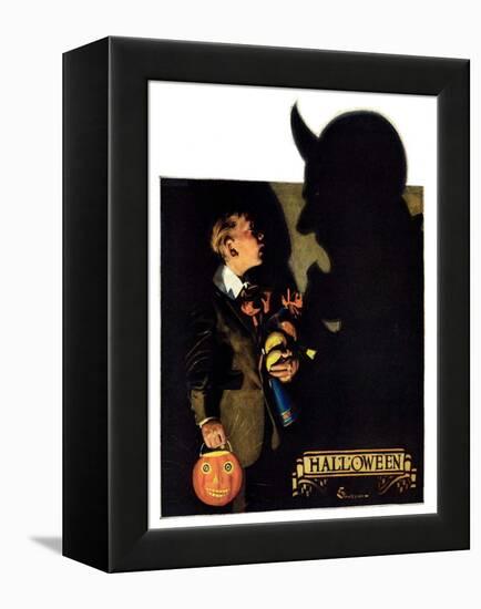 "Halloween, 1926,"October 30, 1926-Edgar Franklin Wittmack-Framed Premier Image Canvas
