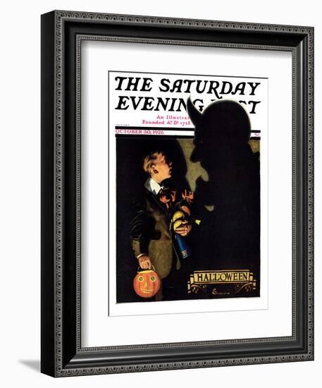 "Halloween, 1926," Saturday Evening Post Cover, October 30, 1926-Edgar Franklin Wittmack-Framed Giclee Print