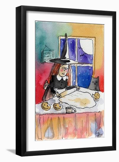 Halloween Baking Night-sylvia pimental-Framed Art Print