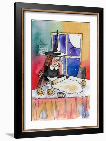 Halloween Baking Night-sylvia pimental-Framed Art Print