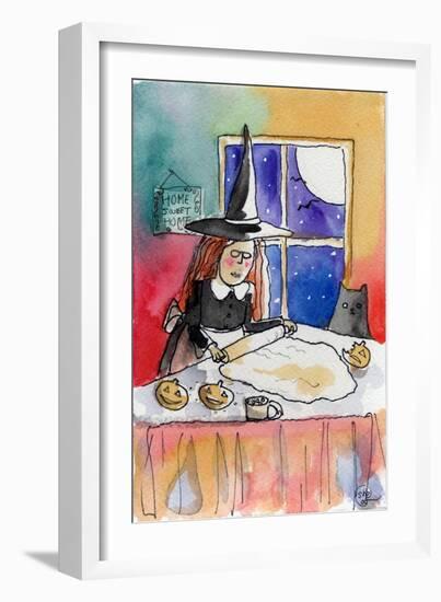 Halloween Baking Night-sylvia pimental-Framed Art Print