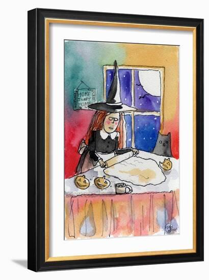 Halloween Baking Night-sylvia pimental-Framed Art Print