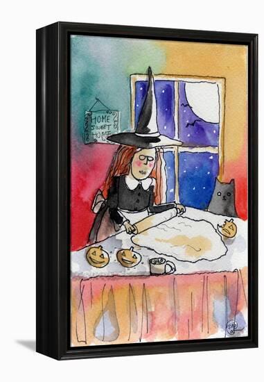 Halloween Baking Night-sylvia pimental-Framed Stretched Canvas