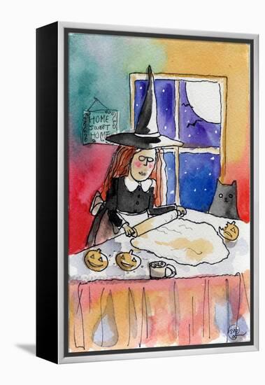 Halloween Baking Night-sylvia pimental-Framed Stretched Canvas