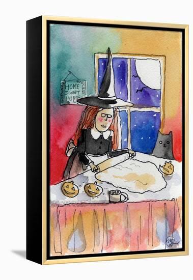 Halloween Baking Night-sylvia pimental-Framed Stretched Canvas