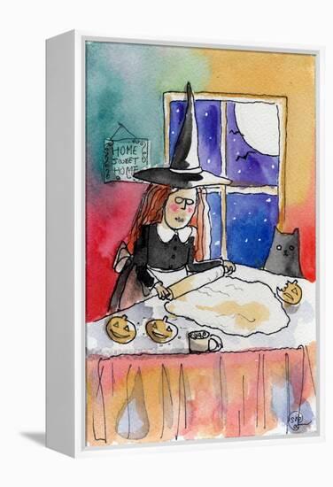 Halloween Baking Night-sylvia pimental-Framed Stretched Canvas