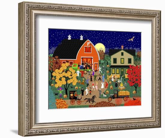 Halloween Barn Dance-Mark Frost-Framed Giclee Print