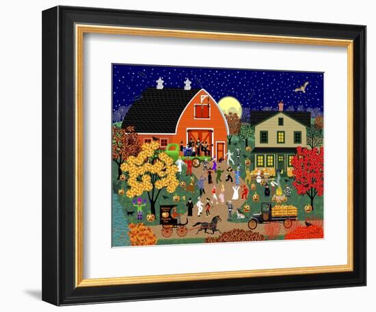 Halloween Barn Dance-Mark Frost-Framed Giclee Print