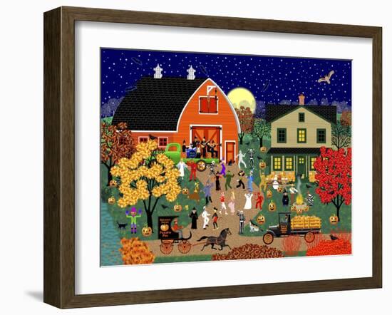 Halloween Barn Dance-Mark Frost-Framed Giclee Print