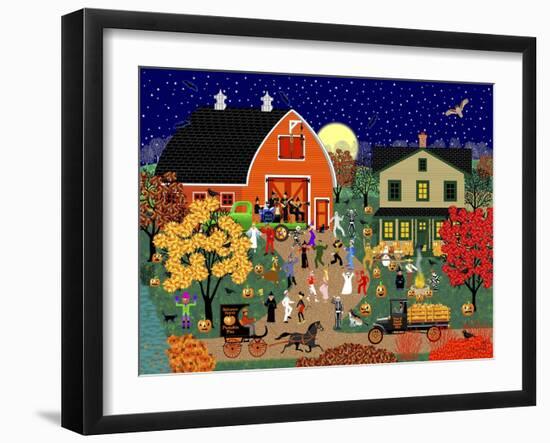 Halloween Barn Dance-Mark Frost-Framed Giclee Print