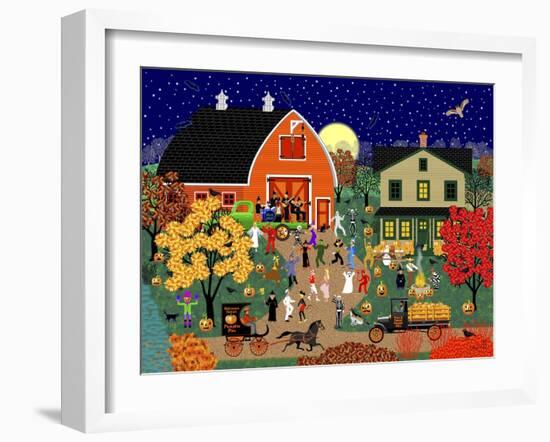 Halloween Barn Dance-Mark Frost-Framed Giclee Print