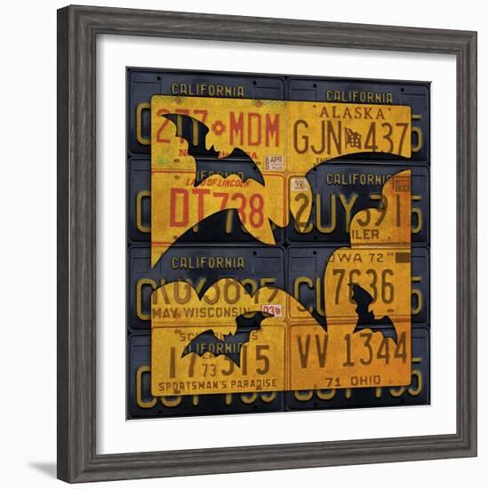 Halloween Bats-Design Turnpike-Framed Giclee Print