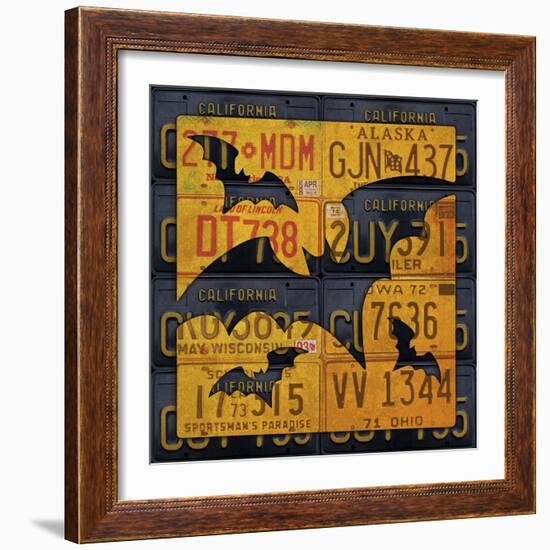 Halloween Bats-Design Turnpike-Framed Giclee Print