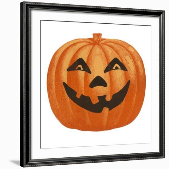 Halloween, Big Jack O'Lantern-null-Framed Art Print