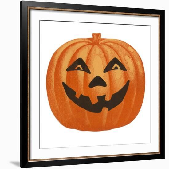 Halloween, Big Jack O'Lantern-null-Framed Art Print