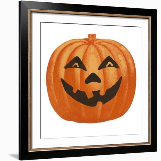 Halloween, Big Jack O'Lantern-null-Framed Art Print