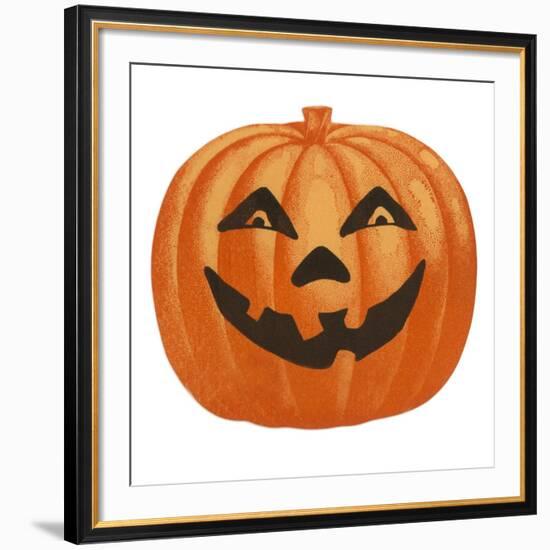 Halloween, Big Jack O'Lantern-null-Framed Art Print