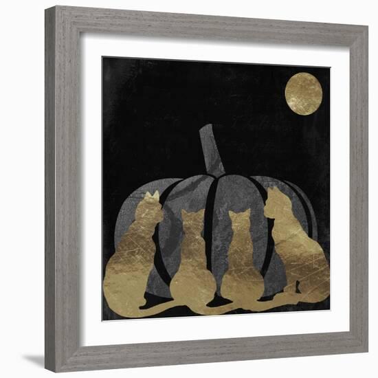 Halloween Cats-Color Bakery-Framed Giclee Print