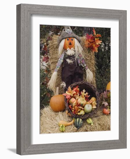 Halloween Decoration, Hill Country, Texas, USA-Rolf Nussbaumer-Framed Photographic Print