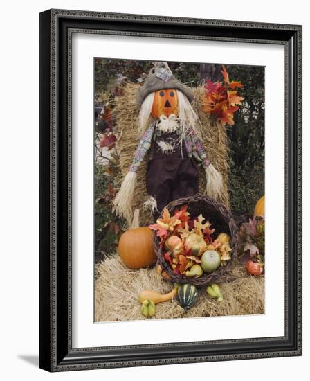 Halloween Decoration, Hill Country, Texas, USA-Rolf Nussbaumer-Framed Photographic Print