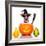 Halloween Dog as Witch-Javier Brosch-Framed Photographic Print