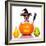 Halloween Dog as Witch-Javier Brosch-Framed Photographic Print