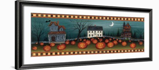 Halloween Eve Crescent Moon-David Carter Brown-Framed Art Print