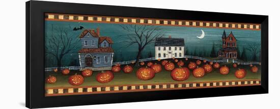 Halloween Eve Crescent Moon-David Carter Brown-Framed Art Print