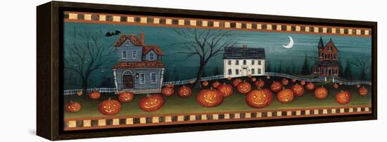 Halloween Eve Crescent Moon-David Carter Brown-Framed Stretched Canvas