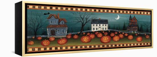 Halloween Eve Crescent Moon-David Carter Brown-Framed Stretched Canvas