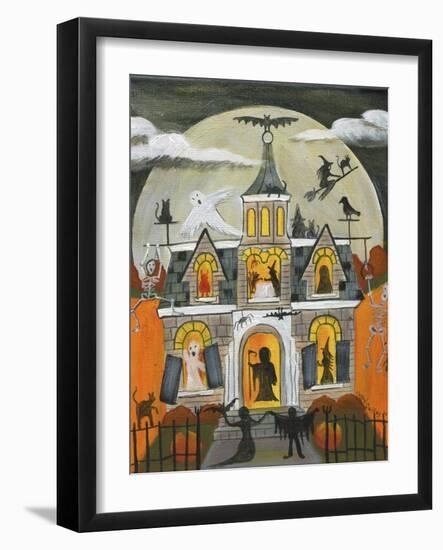 Halloween Full Moon Party-Cheryl Bartley-Framed Giclee Print