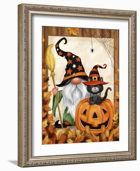 Halloween Gnome-MAKIKO-Framed Giclee Print