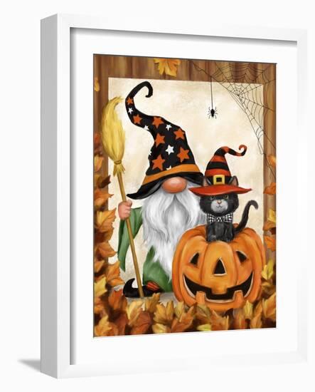 Halloween Gnome-MAKIKO-Framed Giclee Print