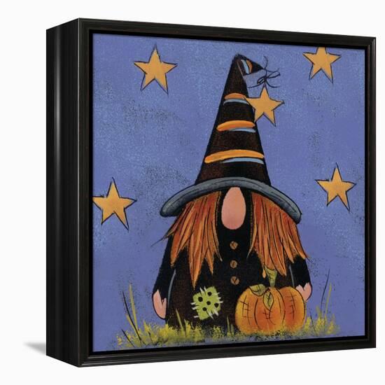 Halloween Gnome-Lisa Hilliker-Framed Stretched Canvas