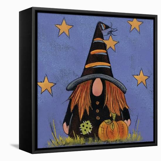 Halloween Gnome-Lisa Hilliker-Framed Stretched Canvas