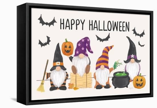 Halloween Gnomes I-Mary Urban-Framed Stretched Canvas