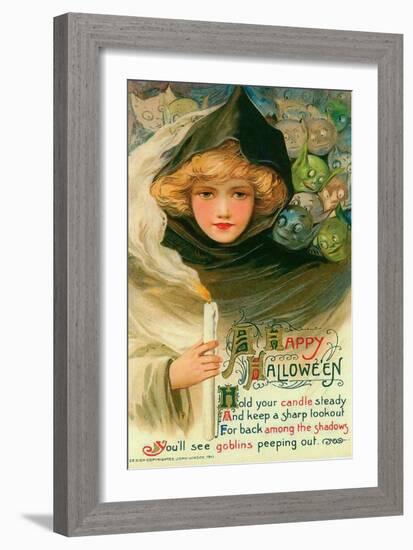 Halloween Goblins-Vintage Apple Collection-Framed Giclee Print