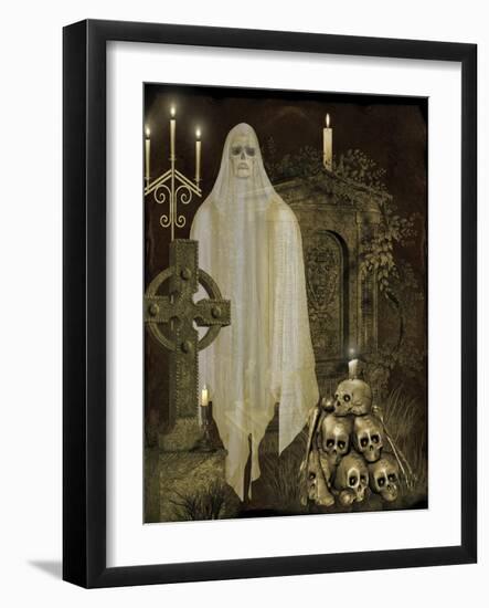 Halloween Graveyard-F-Jean Plout-Framed Giclee Print