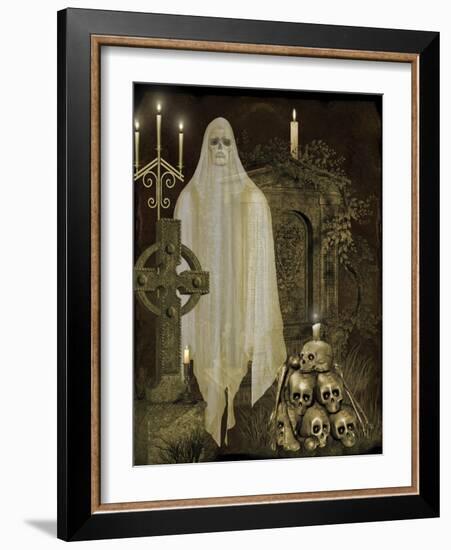 Halloween Graveyard-F-Jean Plout-Framed Giclee Print