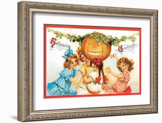 Halloween Greetings 2-Frances Brundage-Framed Art Print