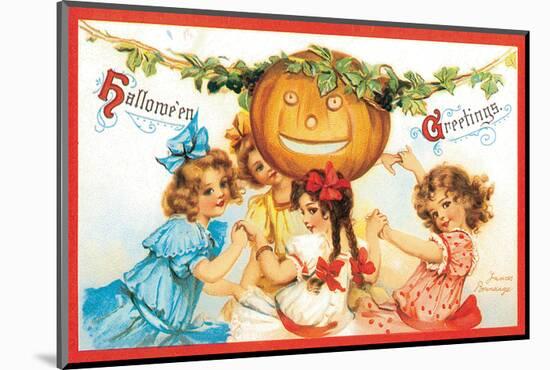 Halloween Greetings 2-Frances Brundage-Mounted Art Print