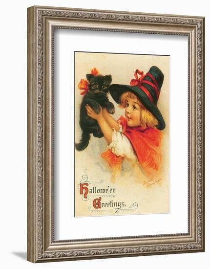 Halloween Greetings-Frances Brundage-Framed Art Print