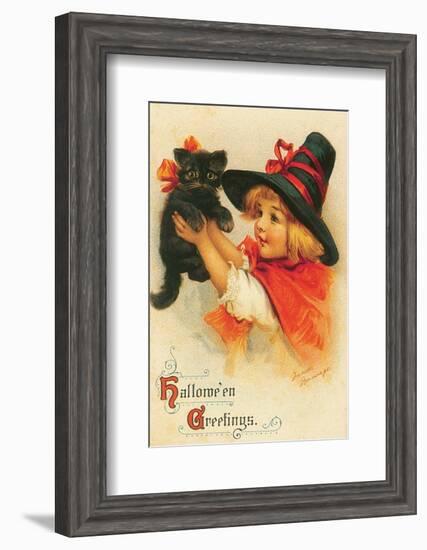 Halloween Greetings-Frances Brundage-Framed Art Print