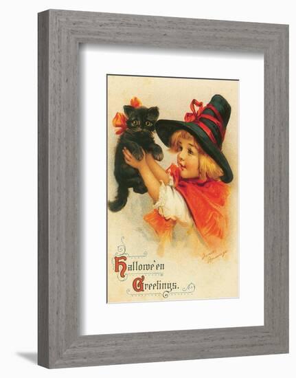 Halloween Greetings-Frances Brundage-Framed Art Print