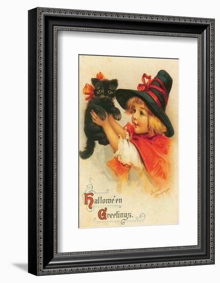 Halloween Greetings-Frances Brundage-Framed Art Print